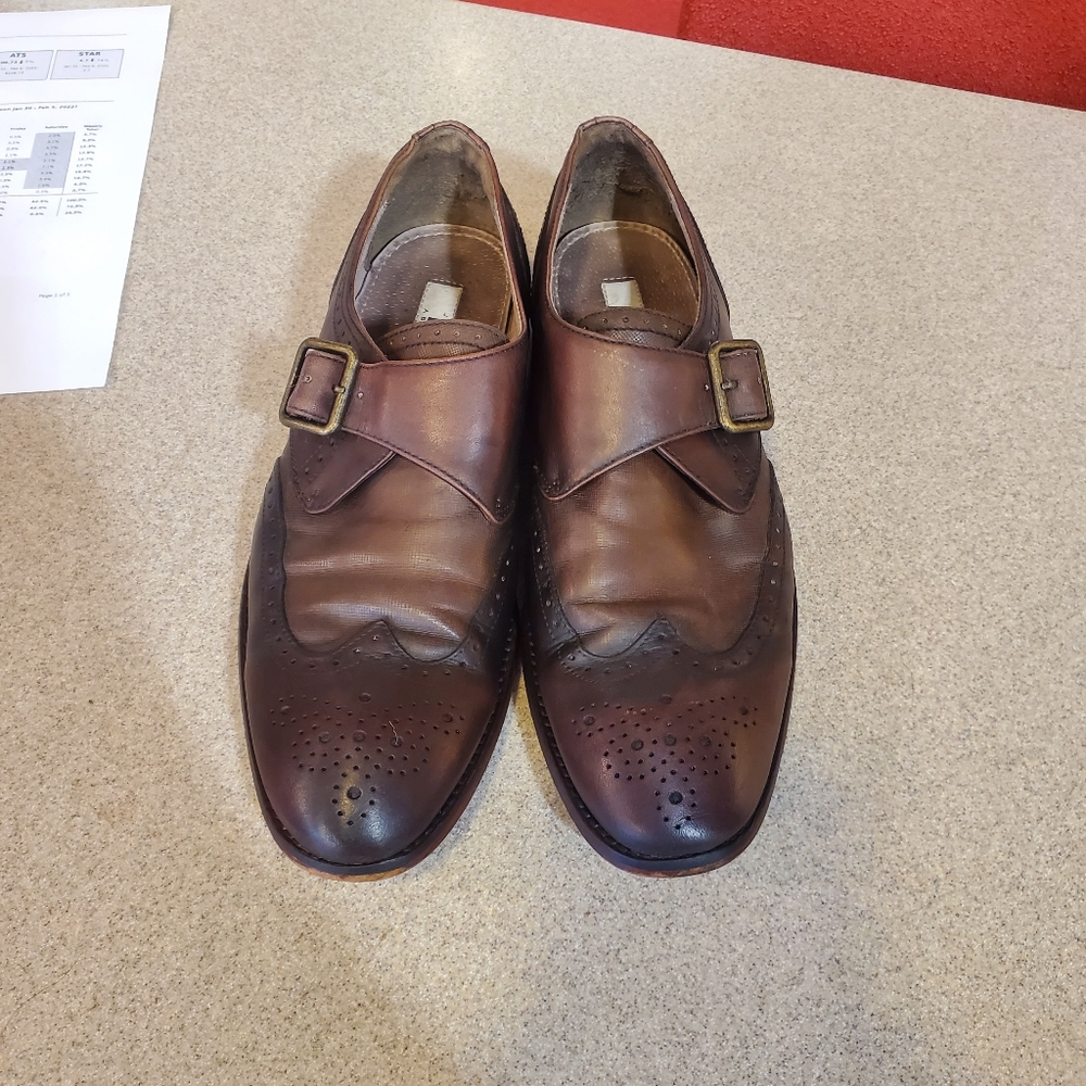 Joseph Abboud Single Monk Strap 9D - Picture 1 of 6